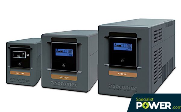 Socomec NETYS PE range of UPS from Specialist Power Systems