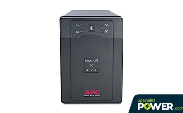 Front of APC SmartUPS SC420I from Specialist Power Systems