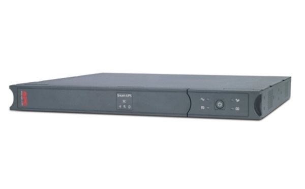 Front of APC SC450RMI1U rack from Specialist Power Systems