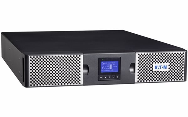 Front of Eaton 9PX2200IRT2U rack from Specialist Power Systems