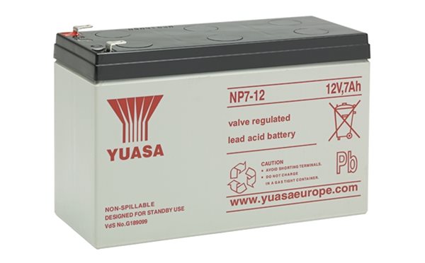 Yuasa NP7-12 Sealed Lead Acid battery from Specialist Power Systems