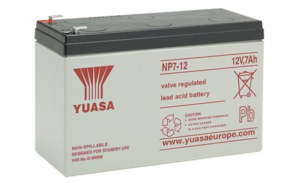 Yuasa NP7-12 Sealed Lead Acid battery from Specialist Power LTD