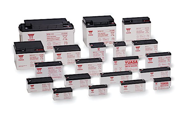 Yuasa NP range of 12V Sealed Lead Acid batteries from Specialist Power LTD