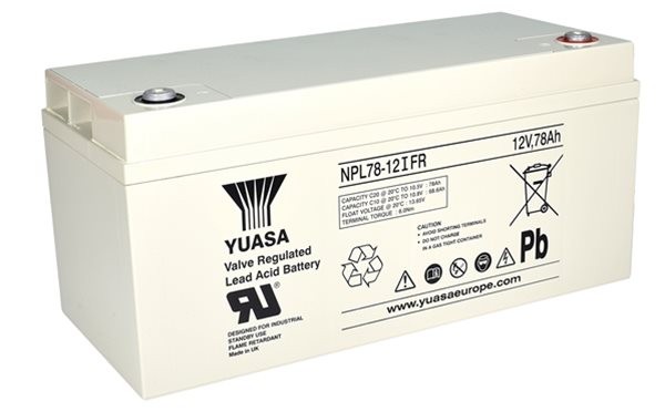 Yuasa NPL78-12IFR Sealed Lead Acid battery from Specialist Power Systems