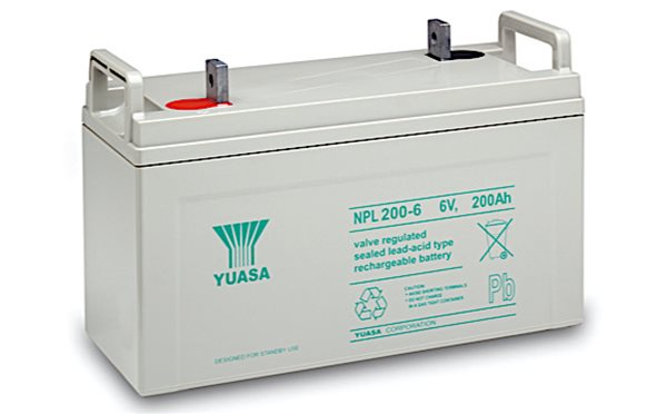 Yuasa NPL200-6 Sealed Lead Acid battery from Specialist Power Systems