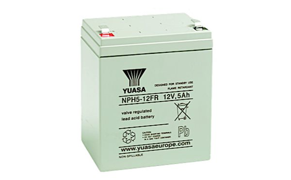 Yuasa NPH5-12FR Sealed Lead Acid battery from Specialist Power Systems