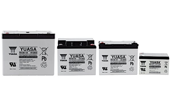 Yuasa REC range of 12V Lead Acid batteries from Specialist Power Systems