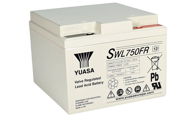 Yuasa SWL750FR Sealed Lead Acid battery from Specialist Power Systems
