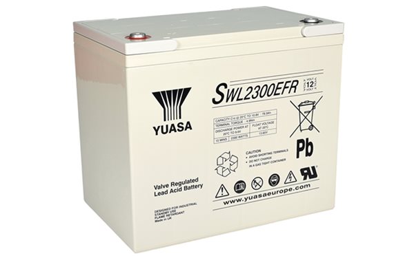 Yuasa SWL2300EFR Sealed Lead Acid battery from Specialist Power Systems