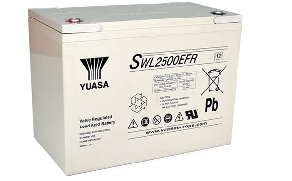 Yuasa SWL2500EFR Sealed Lead Acid battery from Specialist Power Systems
