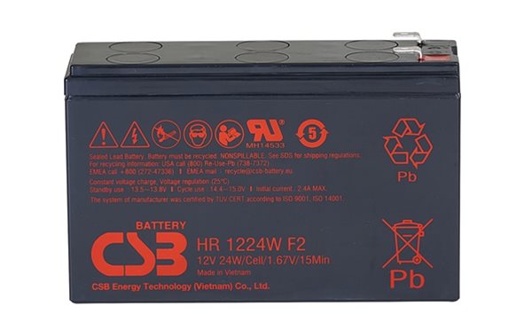 CSB HR1224W Lead Acid battery from Specialist Power Systems