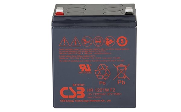 CSB HR1221W Lead Acid battery from Specialist Power Systems