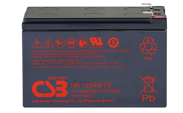 CSB HR1234W Lead Acid battery from Specialist Power Systems
