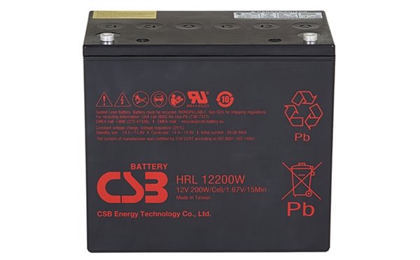 CSB HRL12200W battery from Specialist Power Systems