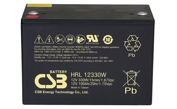 CSB HRL12330W battery from Specialist Power Systems