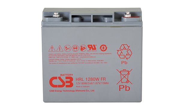 CSB HRL1280W battery from Specialist Power Systems