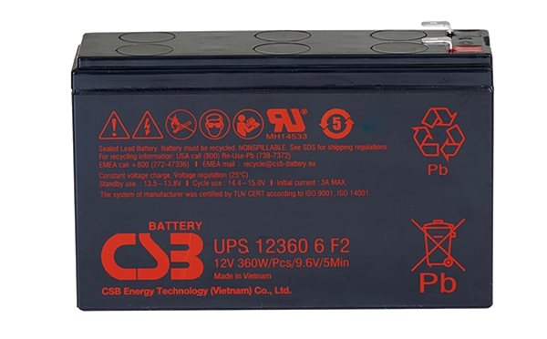 CSB UPS12360-6 battery from Specialist Power Systems
