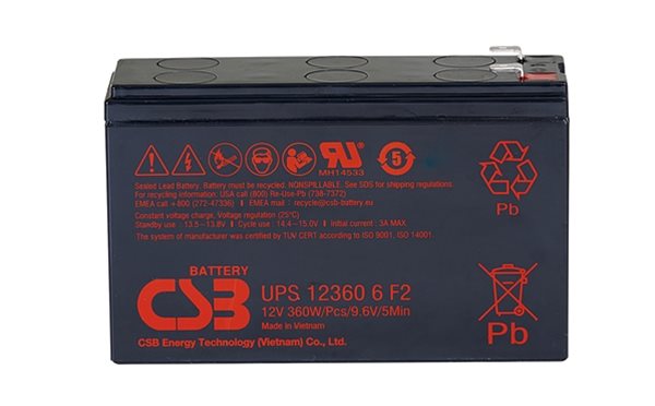 CSB UPS12360-6 battery from Specialist Power Systems