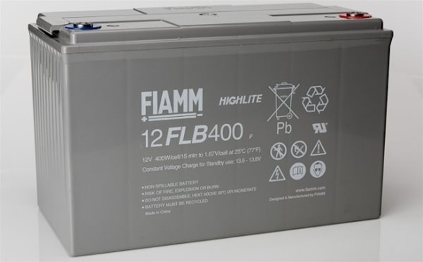 Fiamm 12FLB400 battery from Specialist Power Systems