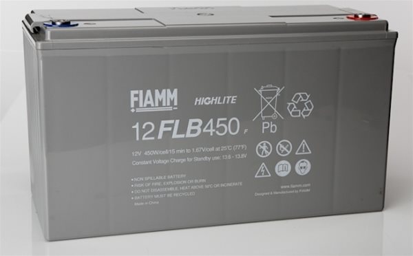 Fiamm 12FLB450 battery from Specialist Power Systems