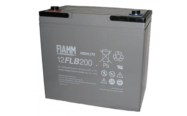 Fiamm 12FLB200 battery from Specialist Power Systems