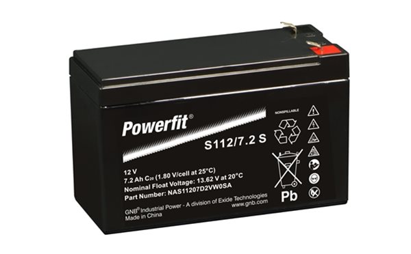 Exide S112-7.2S battery from Specialist Power Systems