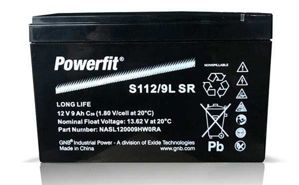 Exide S112-9L SR battery from Specialist Power Systems