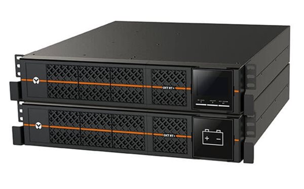 Vertiv GXT RT+ rack UPS with battery cabinet from Specialist Power Systems