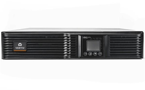 Front of Vertiv GXT4 700VA rack from Specialist Power Systems