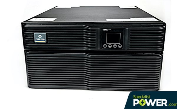 Vertiv GXT4 5kVA rack with extra battery from Specialist Power Systems