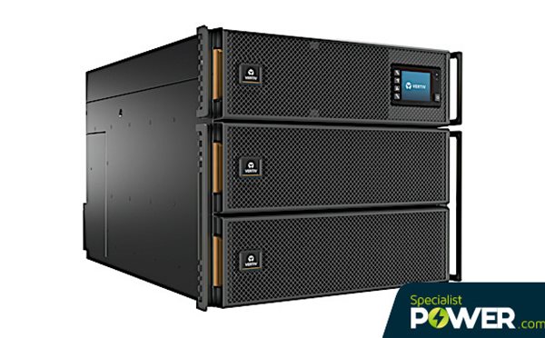Vertiv GXT5 16kVA online rack UPS with extra battery from Specialist Power Systems