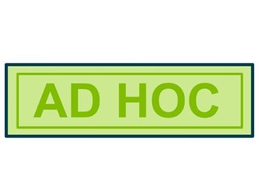 Large green ad hoc logo