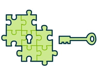 A key unlocking a puzzle icon from Specialist Power Systems