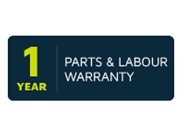 Specialist Power One Year parts and labour warranty logo