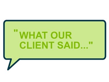 Speech bubble with what our client said inside from Specialist Power Systems