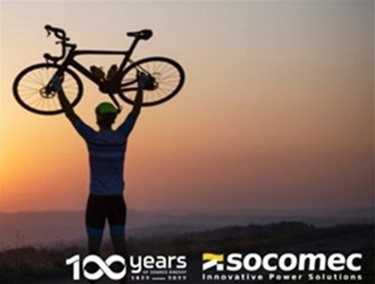 Socomec 100 year bike ride official logo