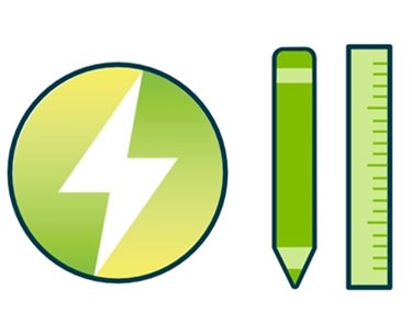 Specialist Power logo alongside a pencil and ruler icon