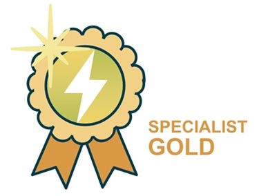 Specialist Gold cover level logo from Specialist Power Systems