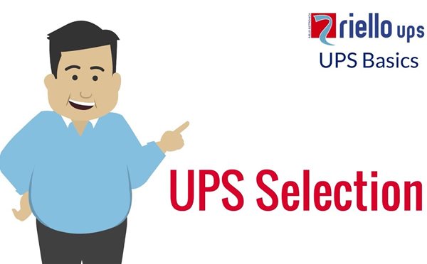 Riello UPS Basics video - How to select the correct UPS